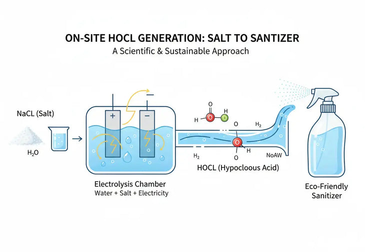 From Salt to Sanitizer: How On-Site HOCl Generation Actually Works