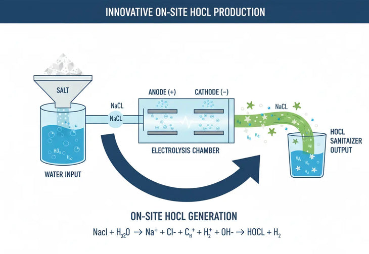 From Salt to Sanitizer: The Science Behind On-Site HOCl Generation