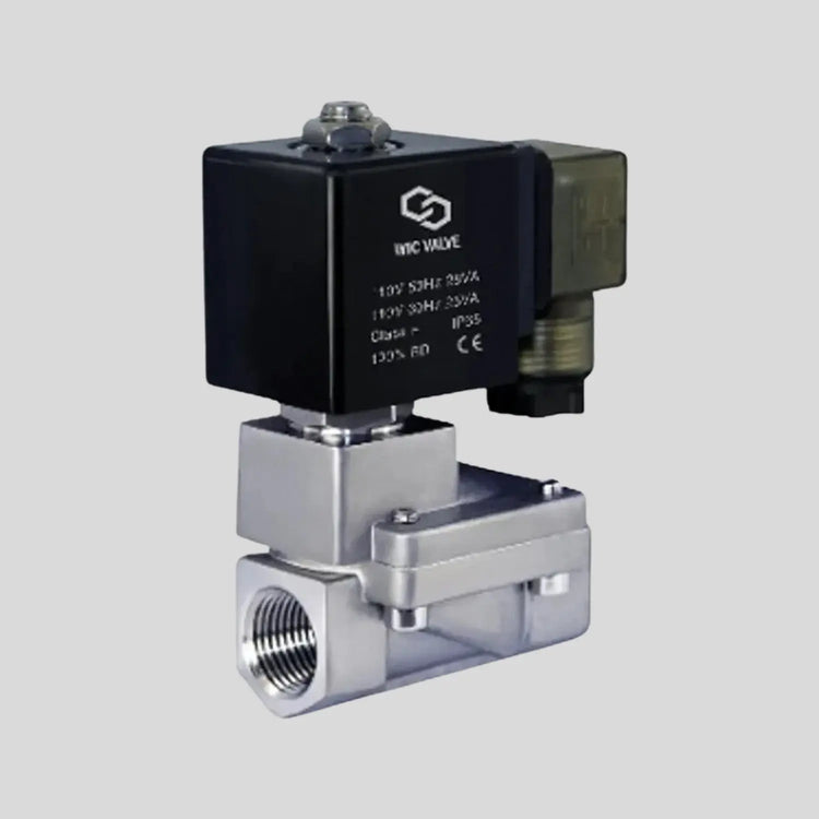 2 Port Solenoid Valve, 1/2" x 1/2" SS316 Ecoloxtech