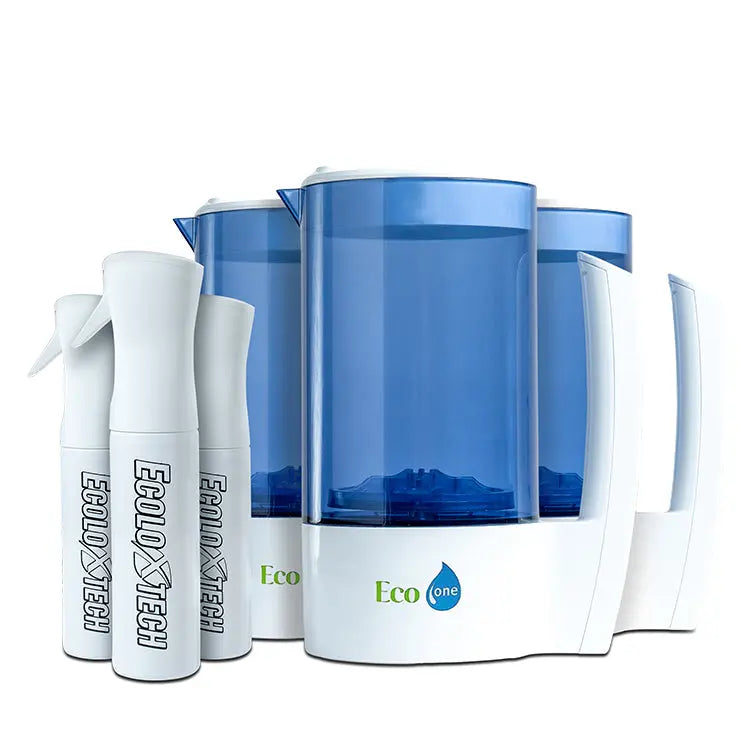 3x Eco One Electrolyzed Water System and 3x Ultra Fine Mister (3x Eco One & 3x Ultra Fine Mister) Ecoloxtech