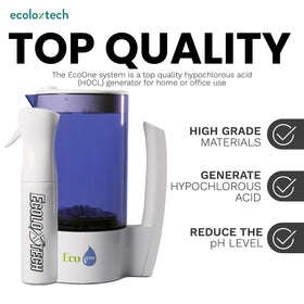 Eco One Electrolyzed Water System, Natural cleaner and sanitizer system (Eco One & Ultra Fine Mister) - Ecoloxtech