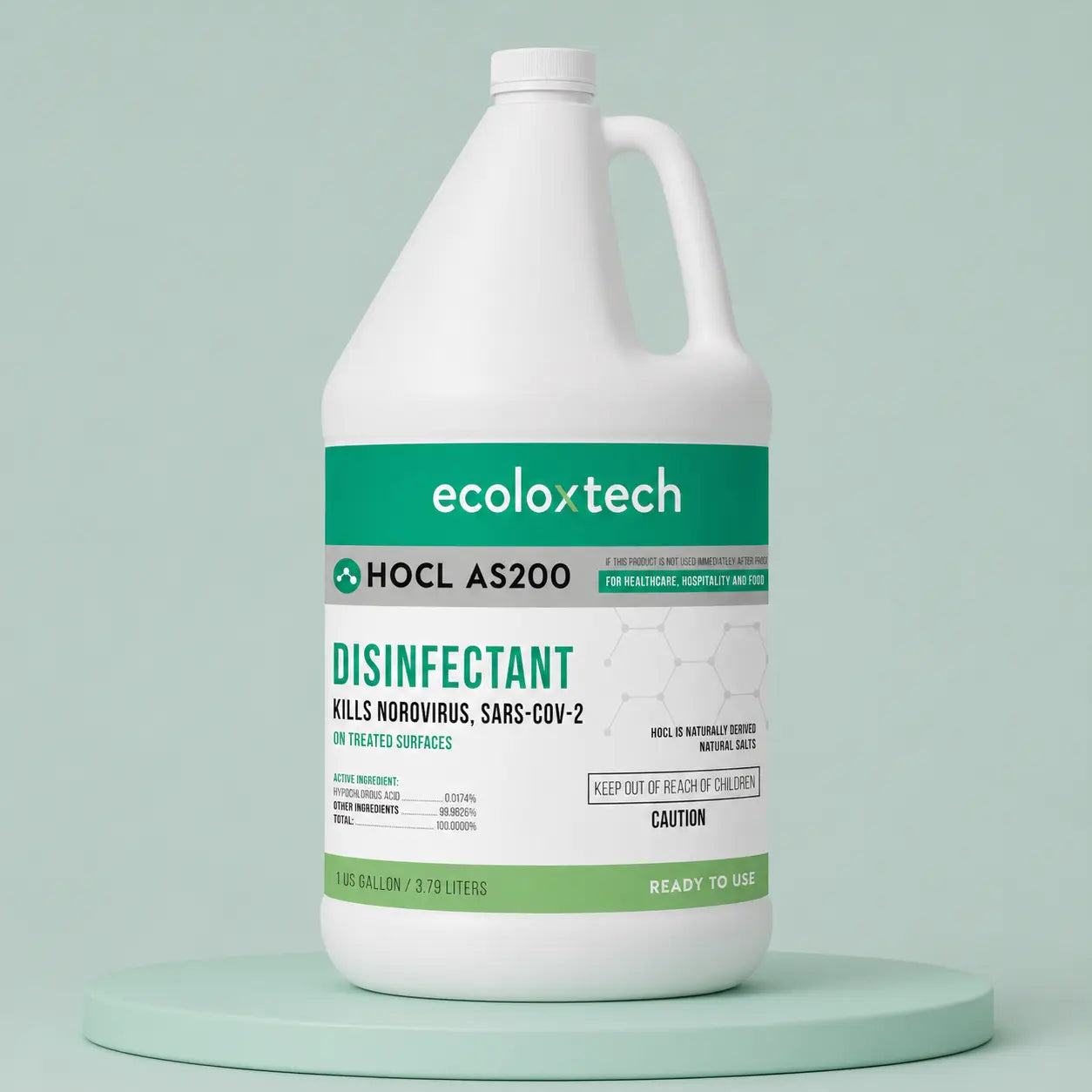 HOCL-AS200 EPA-Registered Disinfectant Ecoloxtech